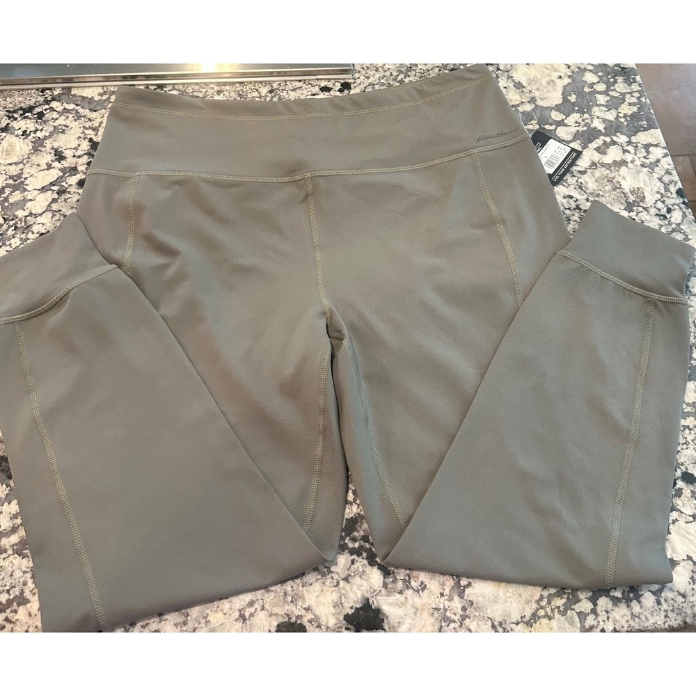 Eddie Bauer, XL Traverse Trail Joggers Olive Green Moisture Wicking Pants NWT